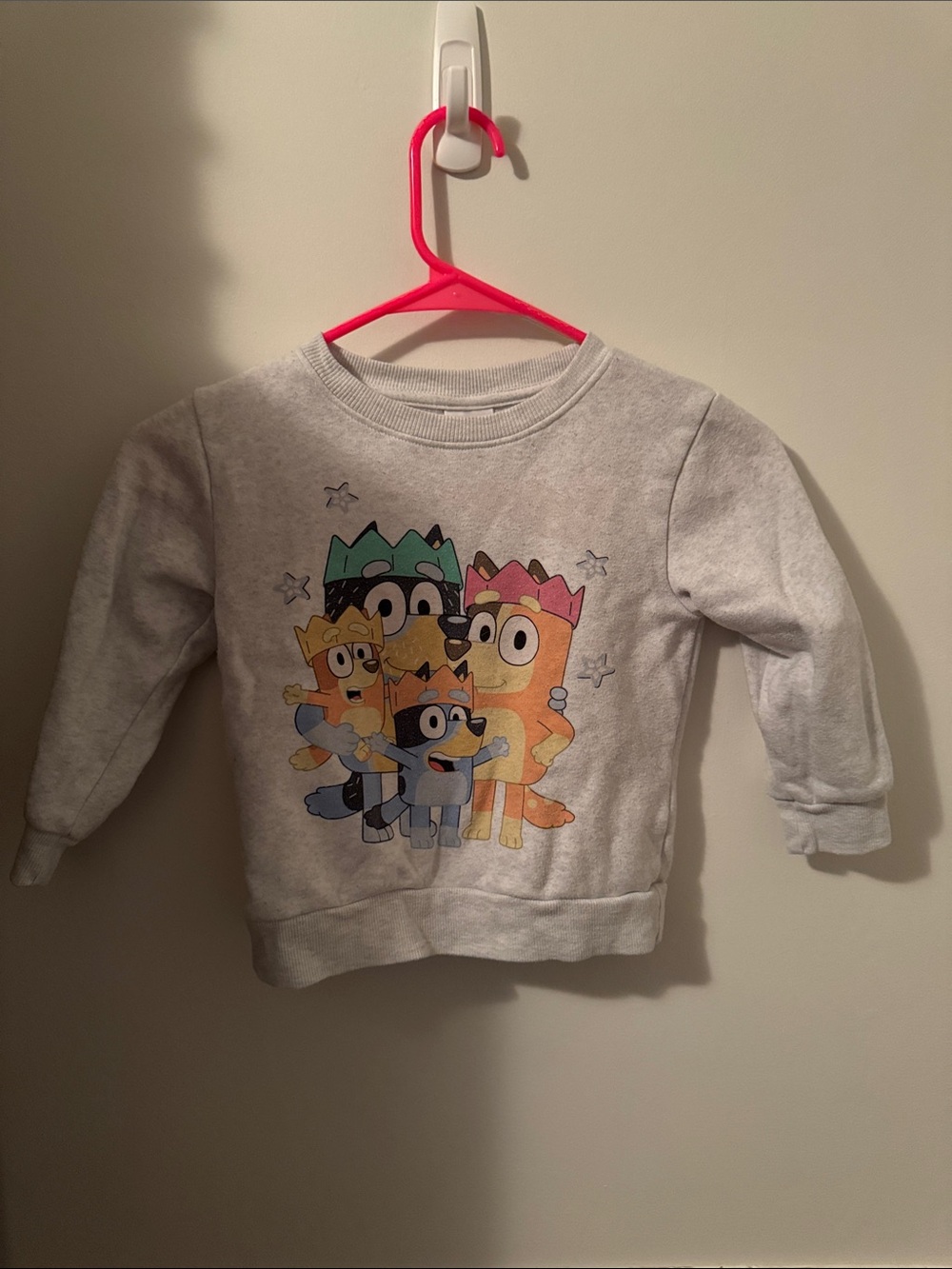 Bluey and Frozen Sweatshirt Set 4t